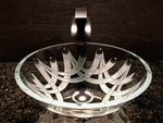 Crown II - Elegant Glass Engraving Studio 